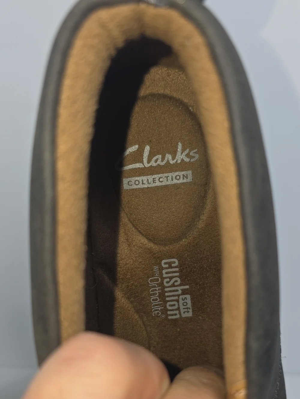 Clarks Edgewick Gray Suede Men's Casual Boots Size 9.5